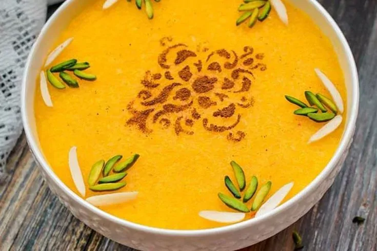 طرز تهیه شعله زرد مجلسی و نذری | دستور پخت شعله زرد خوشمزه و خوشرنگ