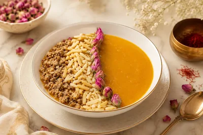 طرز تهیه کاچی زعفرانی