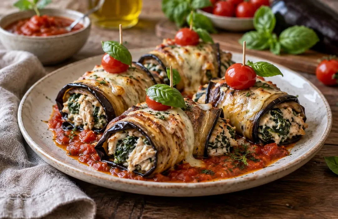 رولت بادمجان را با چه بادمجانی درست کنیم؟