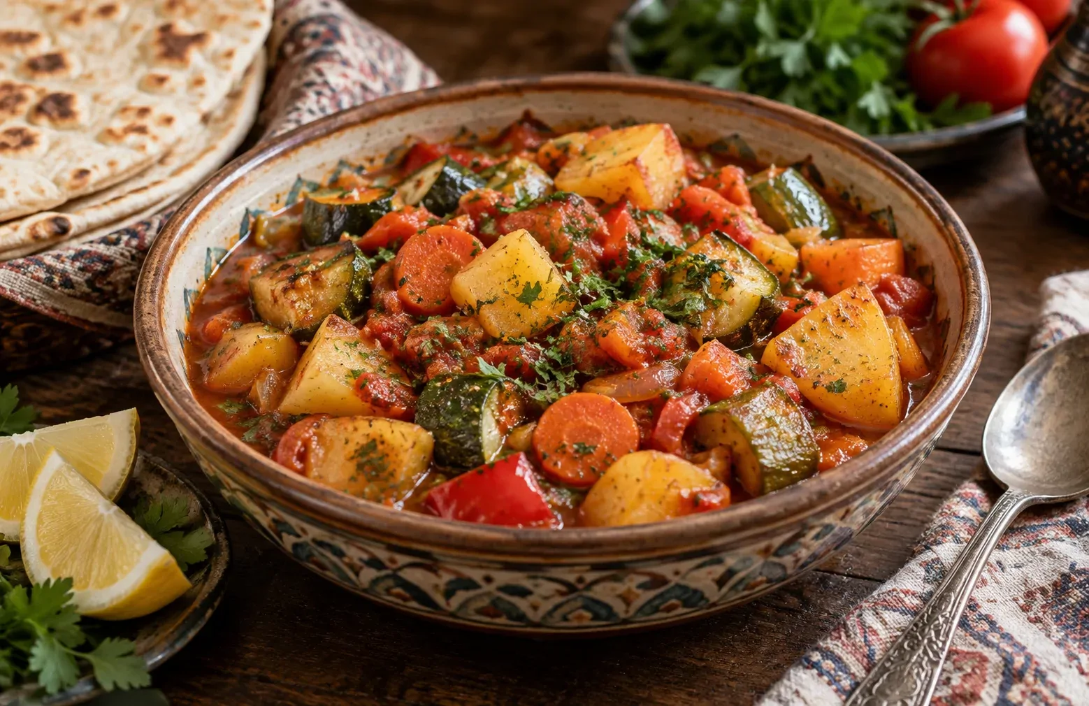 آیا می‌توان خوراک سبزیجات را بدون گوشت درست کرد؟