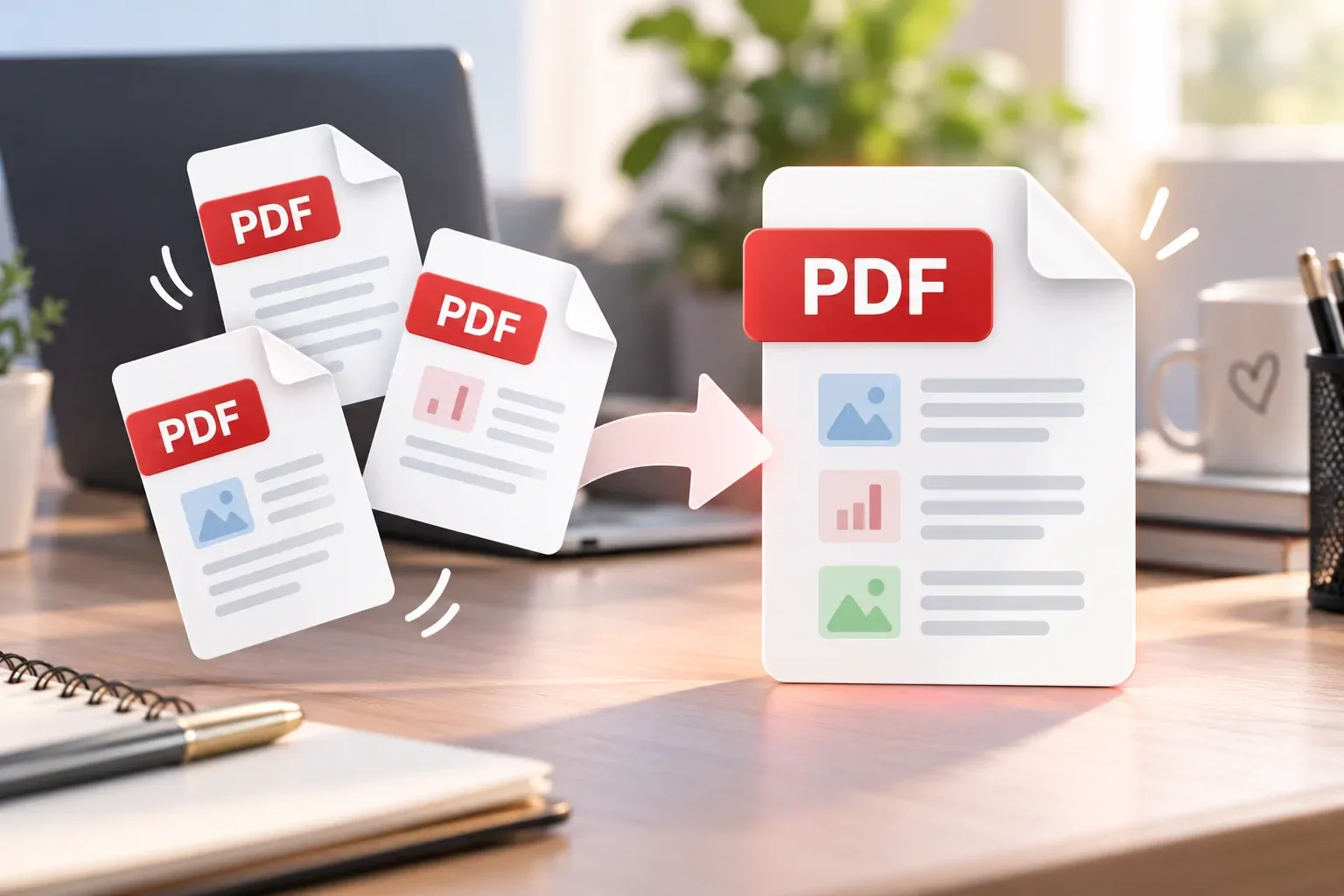 چگونه چند فایل PDF را تبدیل به یک فایل کنیم؟