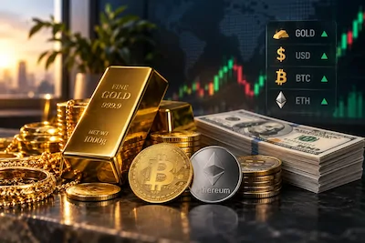 قیمت طلا و دلار