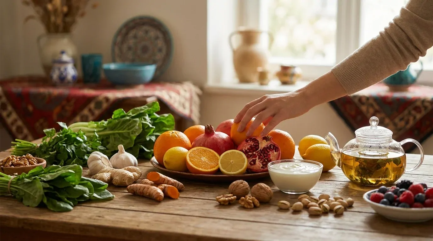 برای تقویت سیستم ایمنی چه بخوریم؟