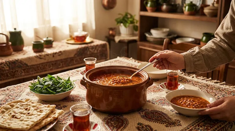 طرز تهیه خوراک لوبیا ساده و خوشمزه