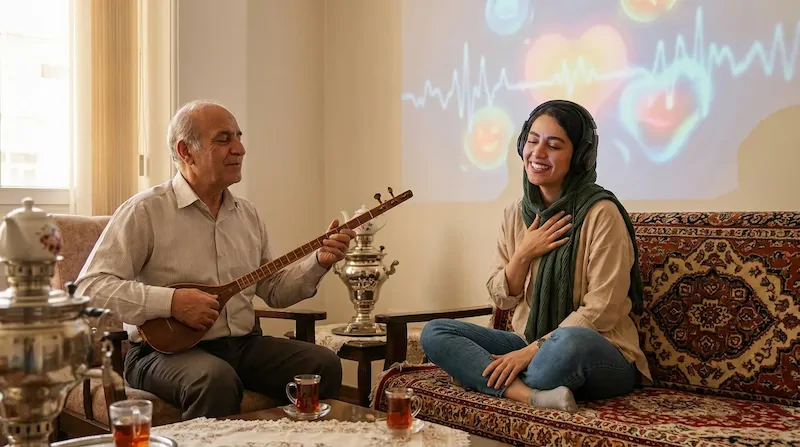 تاثیر موسیقی روی مغز و احساس انسان