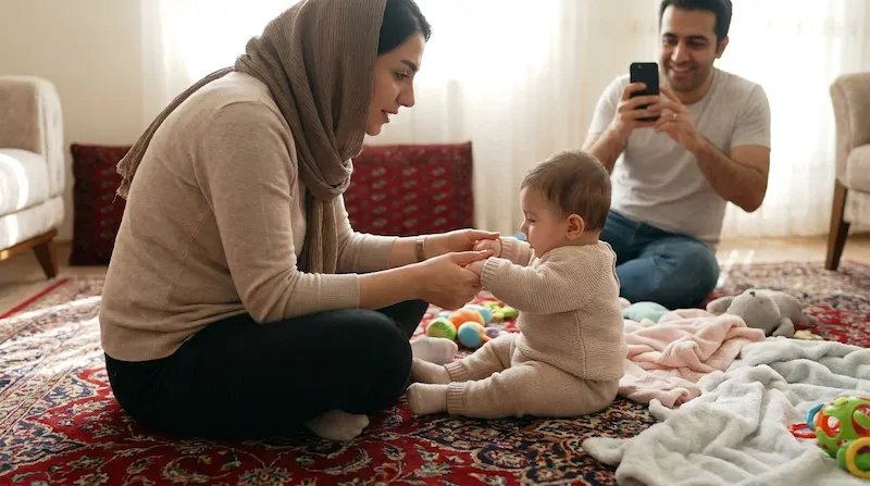 مهارت های نوزاد در هر ماه