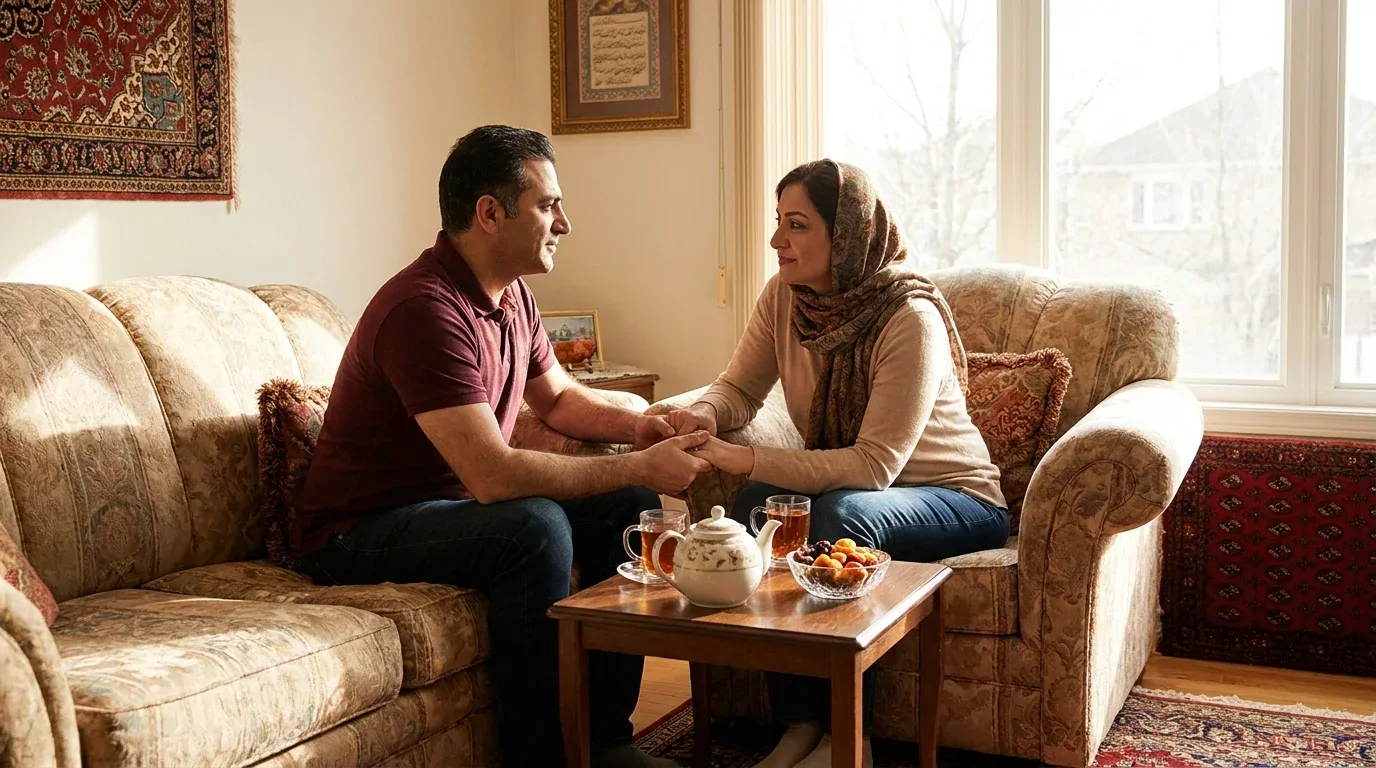 20 جمله برای آشتی با همسر