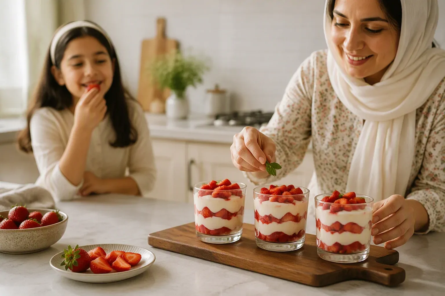 ساده‌ترین دسر فوری با مواد کم چیست؟