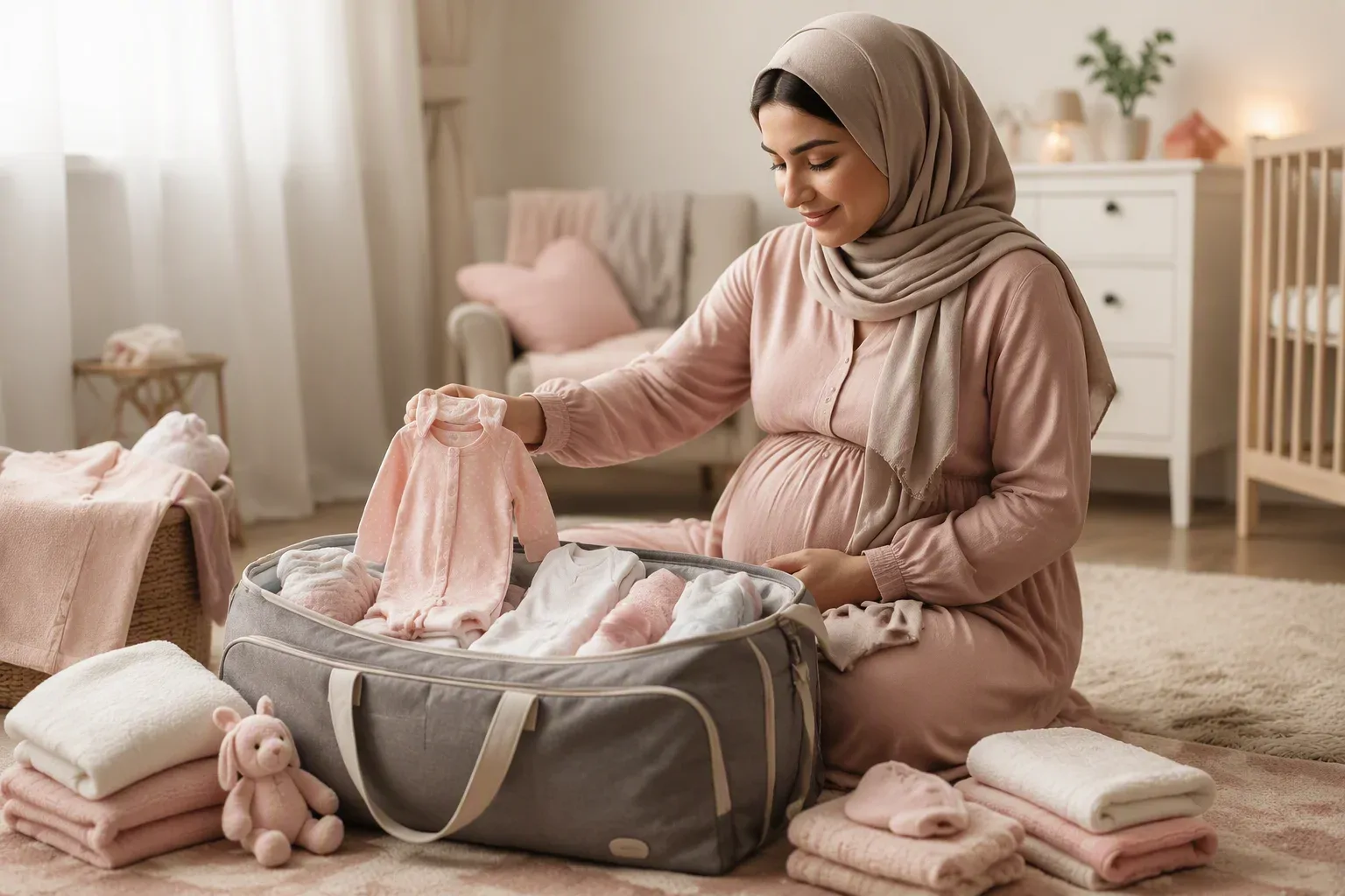 ساک زایمان برای نوزاد دختر؛ فهرست کامل وسایل