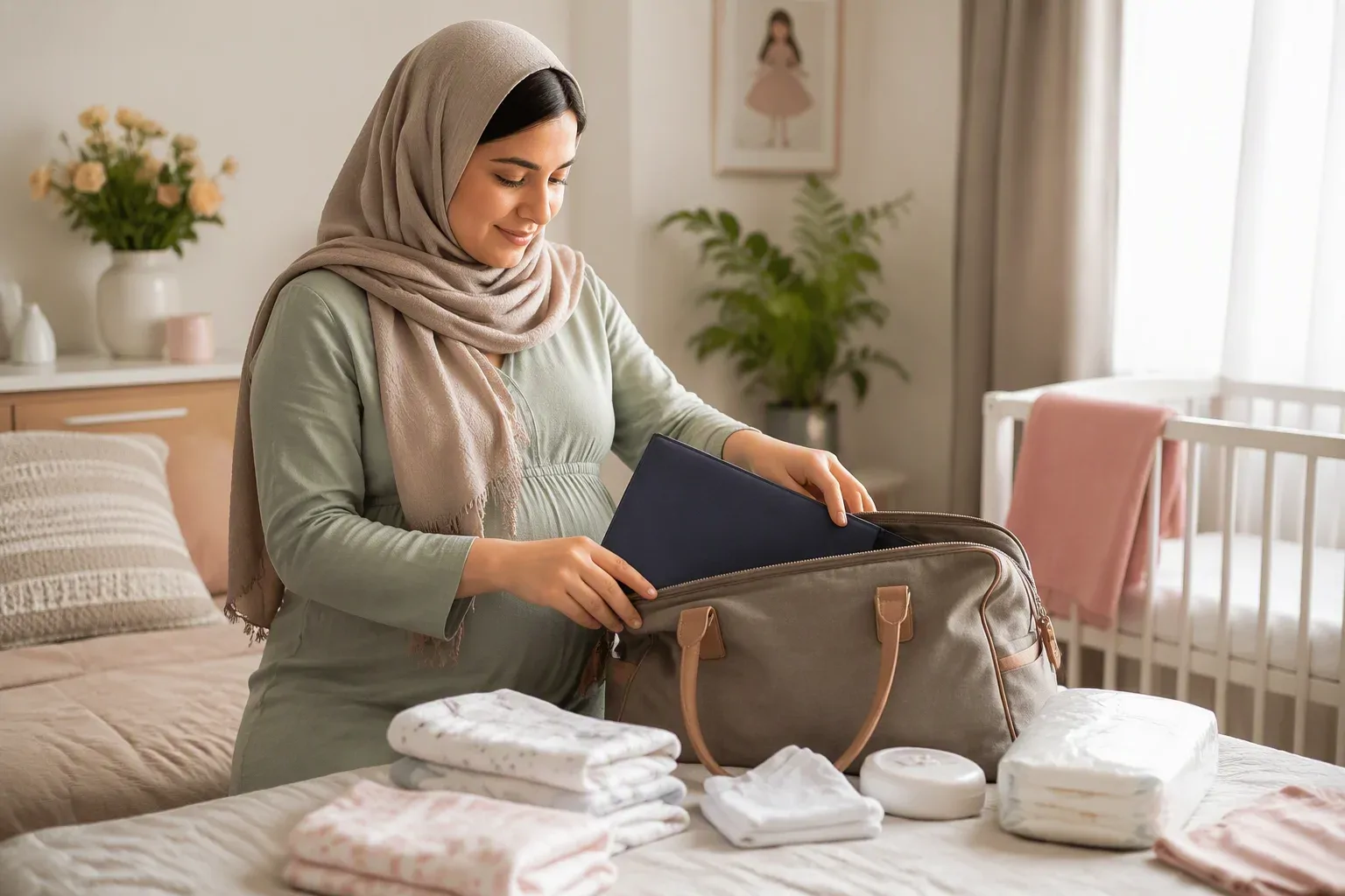 آماده‌سازی کیف مدارک و پرونده بارداری برای بیمارستان
