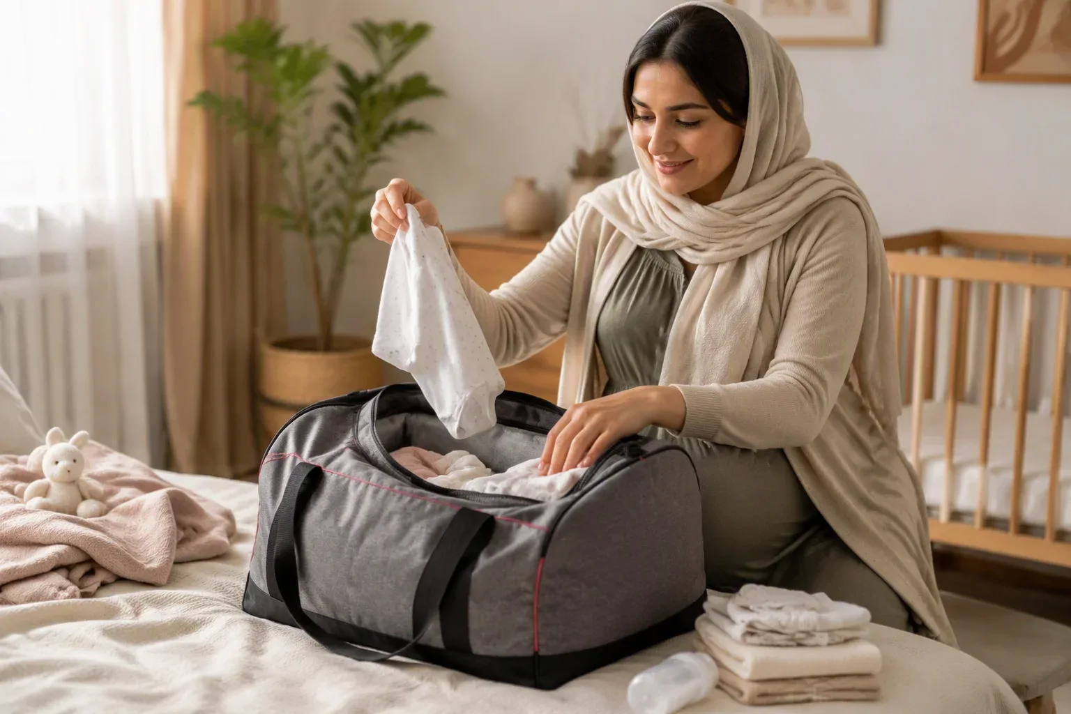 انتخاب کیف یا ساک مناسب برای وسایل زایمان