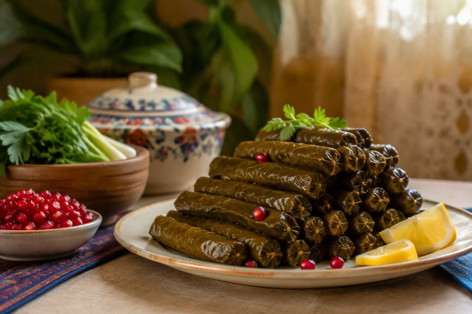 طرز تهیه دلمه برگ مو مجلسی