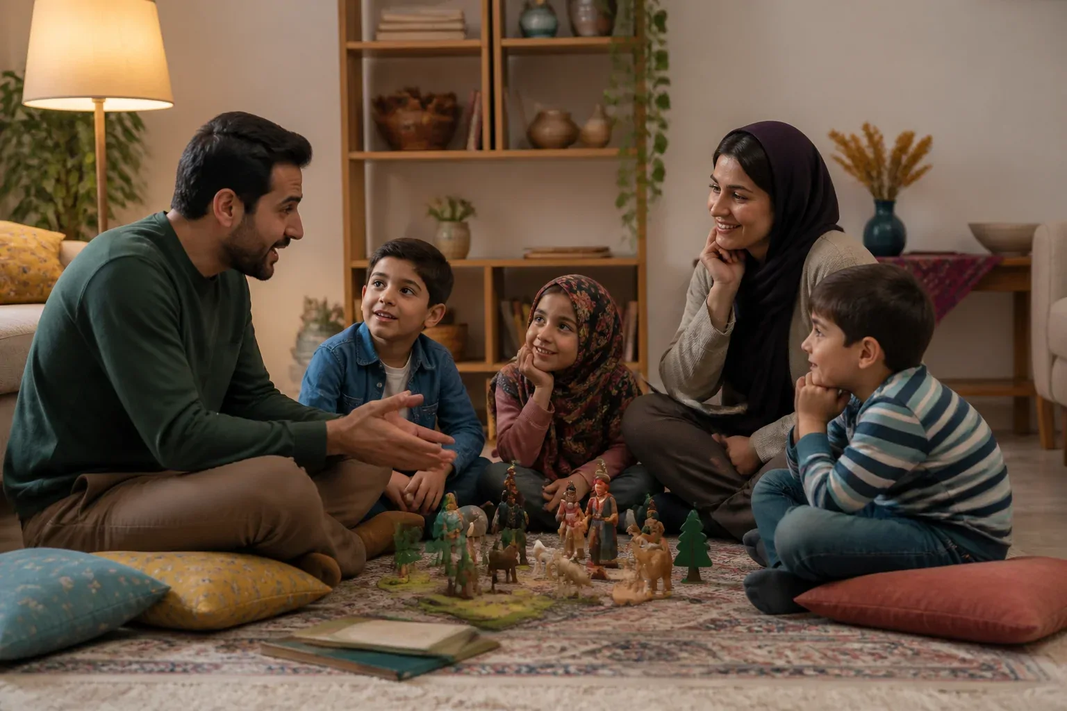 بازی داستان‌سازی گروهی برای کودکان