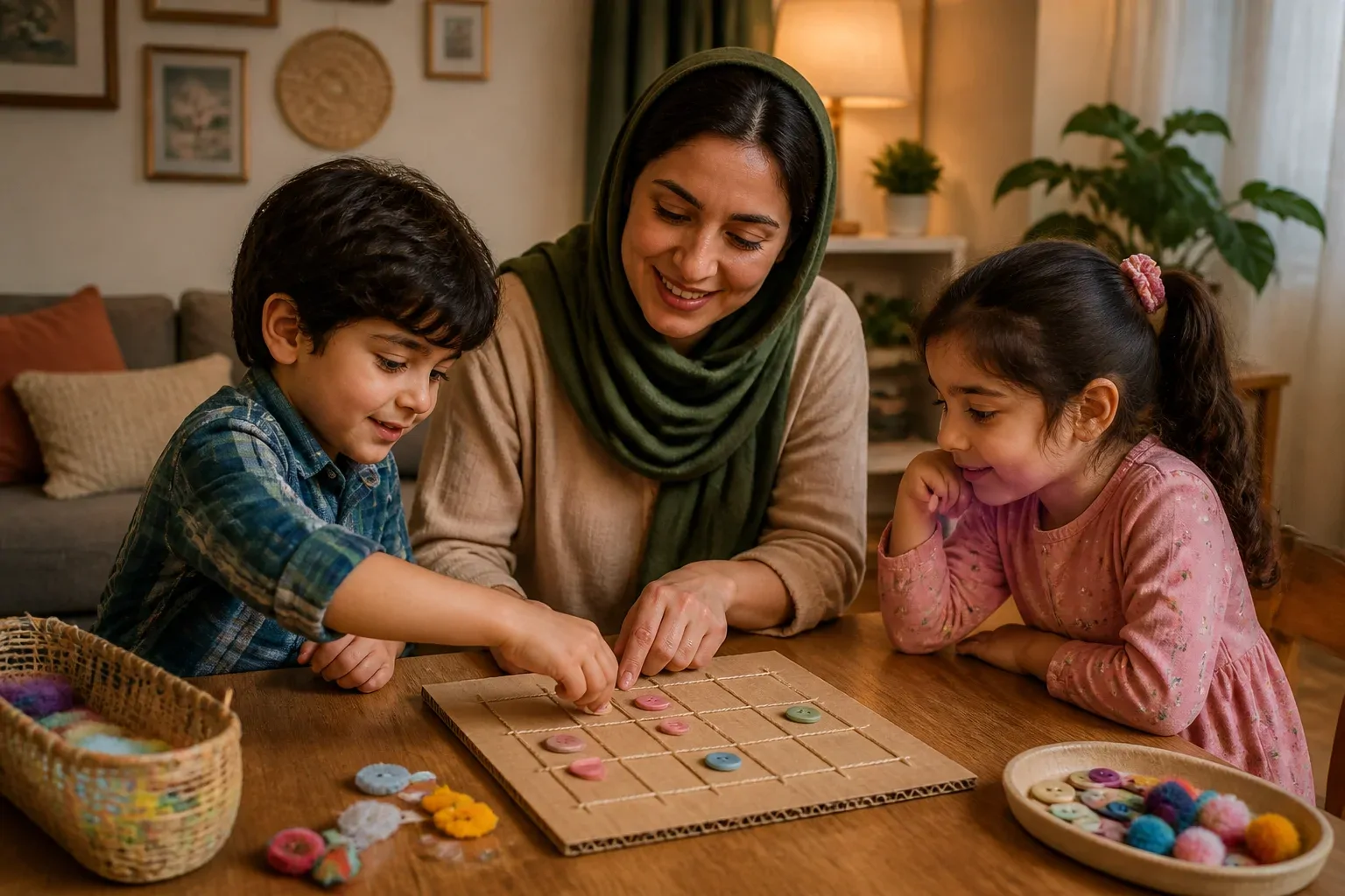 بازی دوز برای کودکان با روشهای خلاقانه