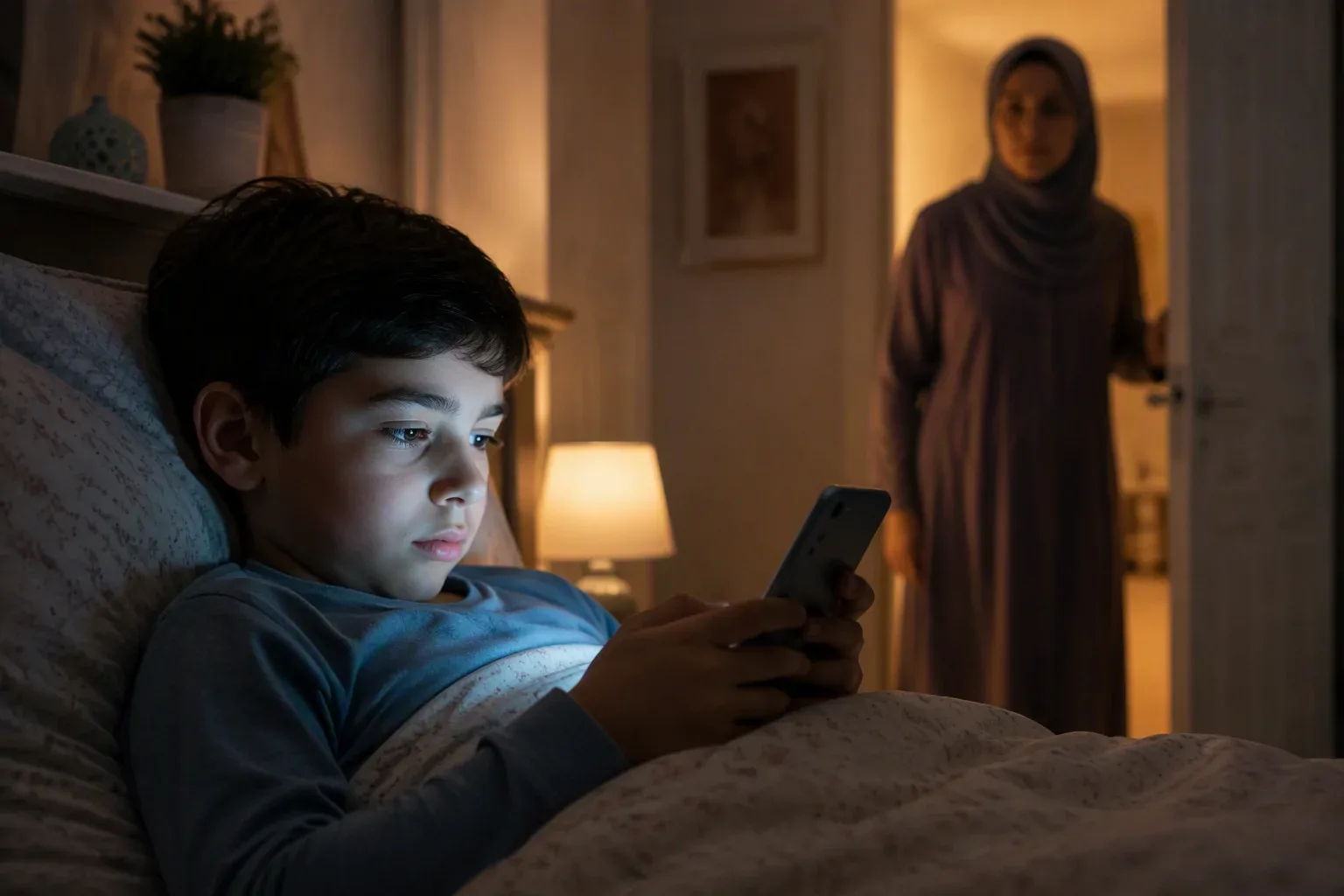 تأثیر موبایل و صفحهنمایش بر خواب