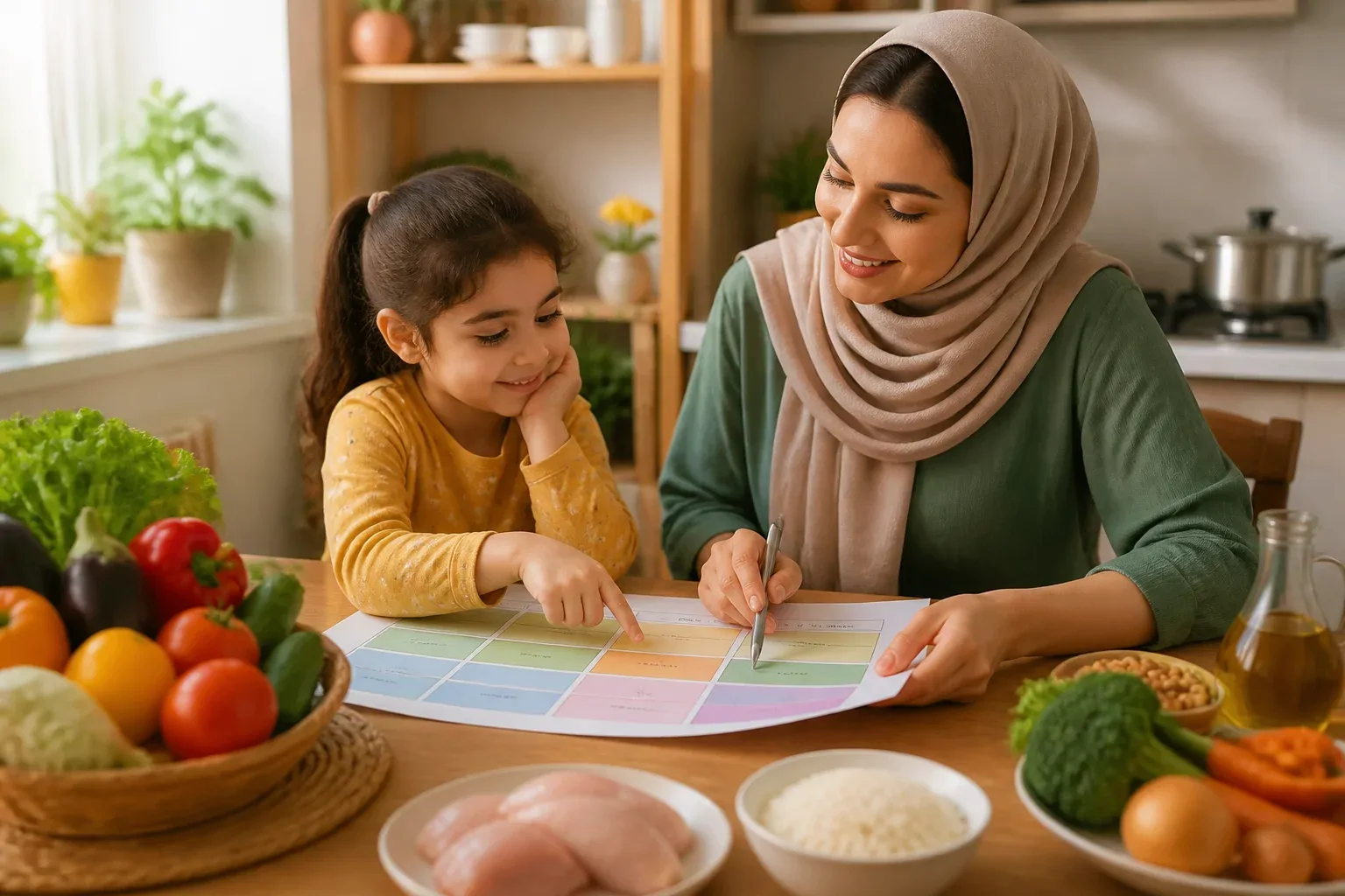 تهیه برنامه غذایی هفتگی برای کودک