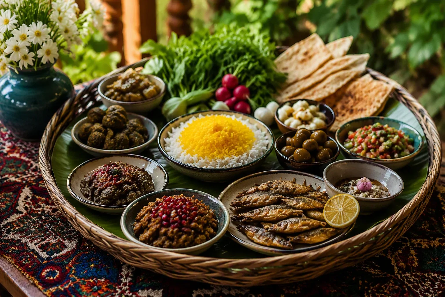 سینی مزه شمالی شامل چه چیزهایی است؟