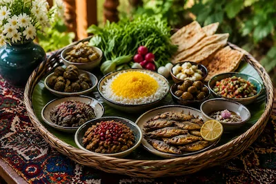 سینی مزه شمالی شامل چه چیزهایی است؟