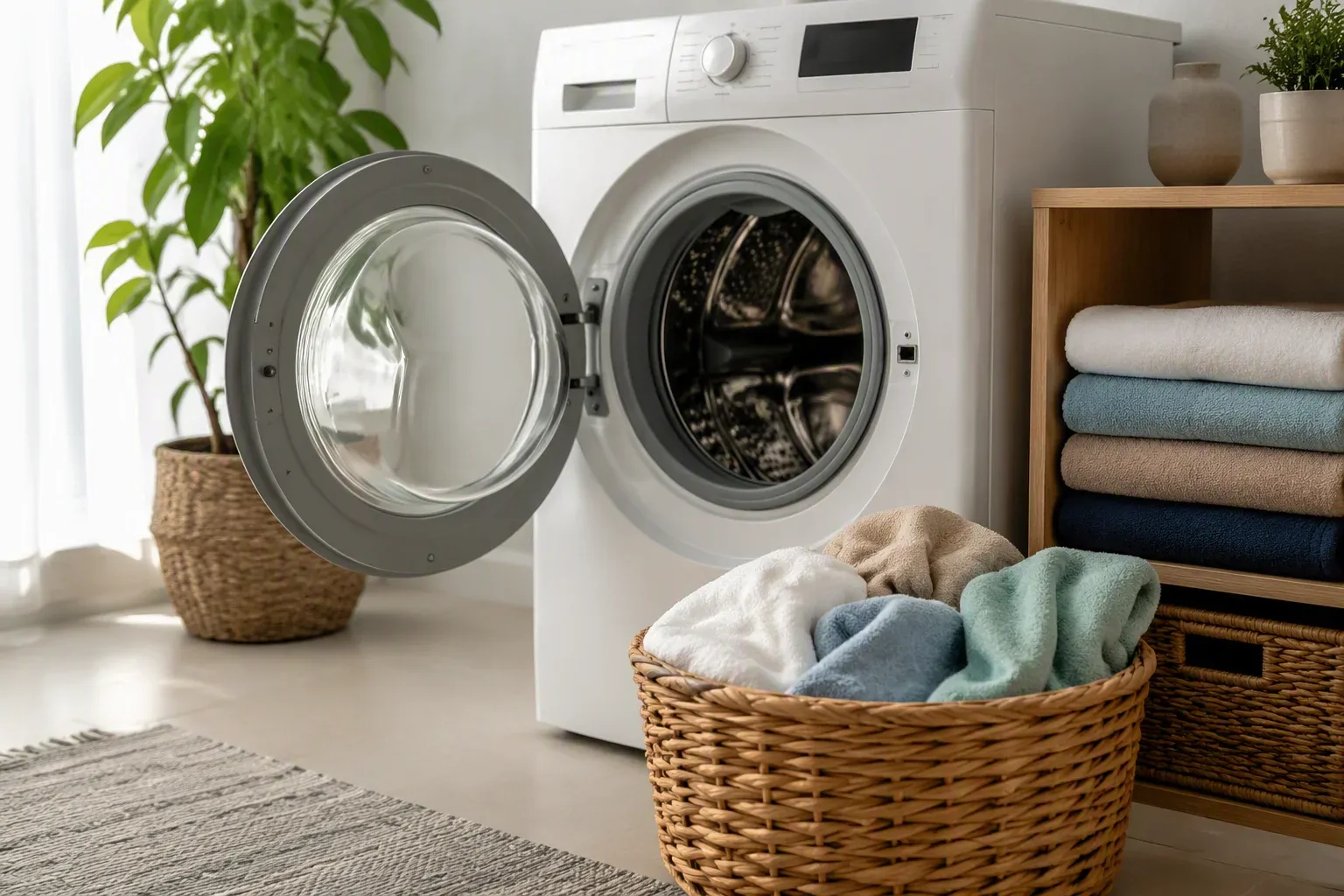 آیا باز گذاشتن درب لباسشویی از ایجاد بوی بد جلوگیری میکند؟