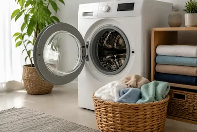 آیا باز گذاشتن درب لباسشویی از ایجاد بوی بد جلوگیری می‌کند؟