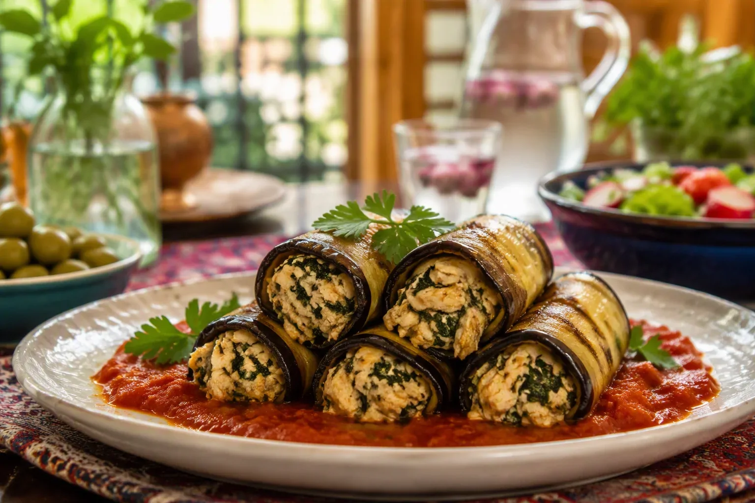 رولت بادمجان را با چه بادمجانی درست کنیم؟
