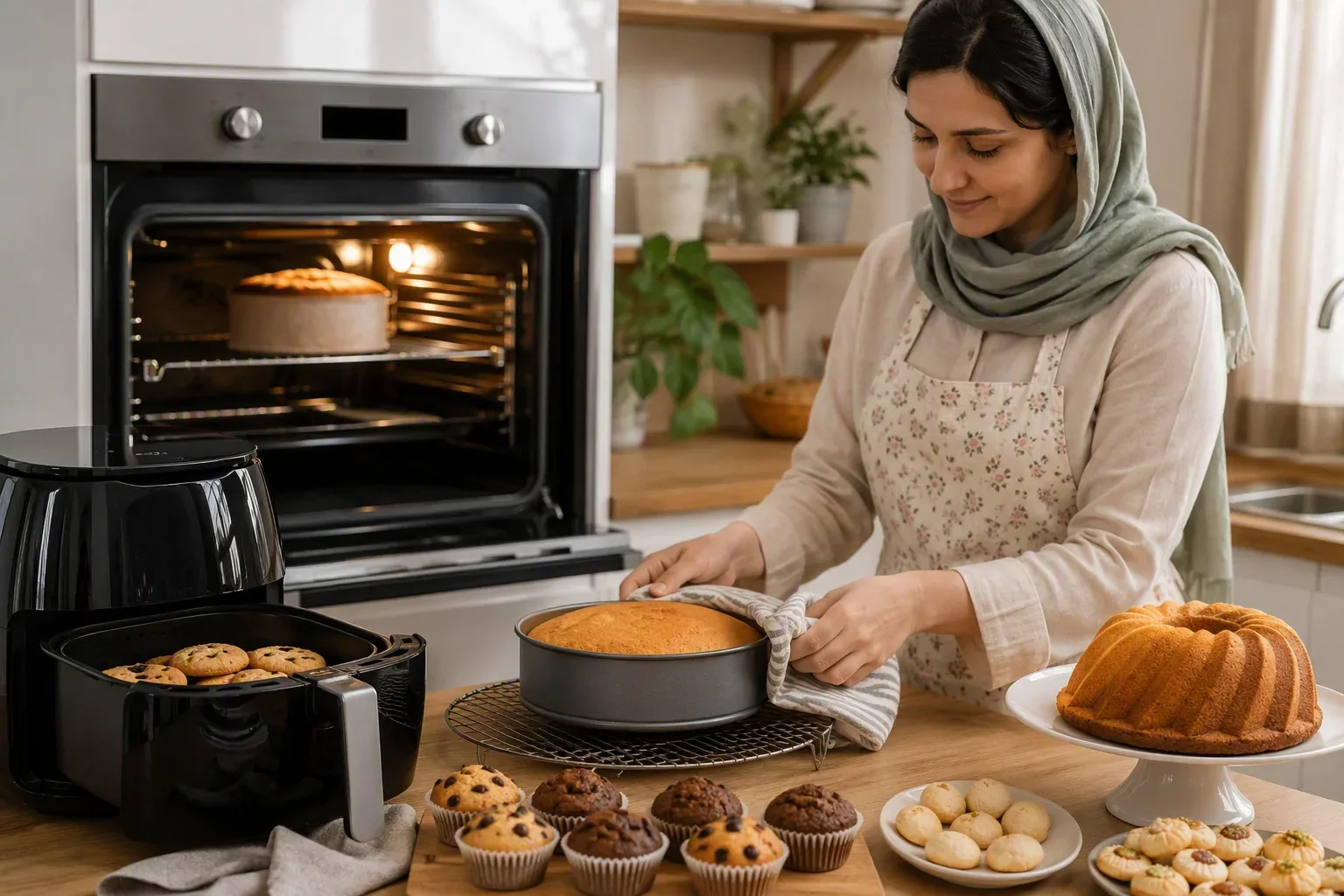 چگونه بفهمیم کیک کاملا پخته است؟