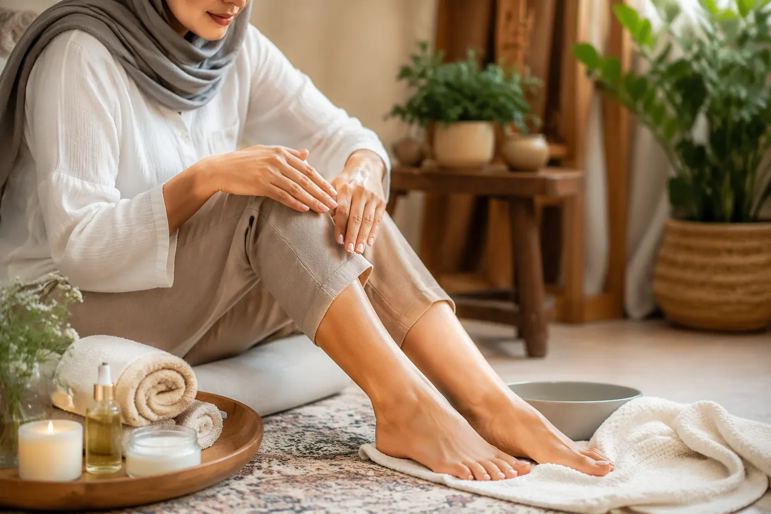 چند بار در روز باید دست و پا را مرطوب کنیم؟