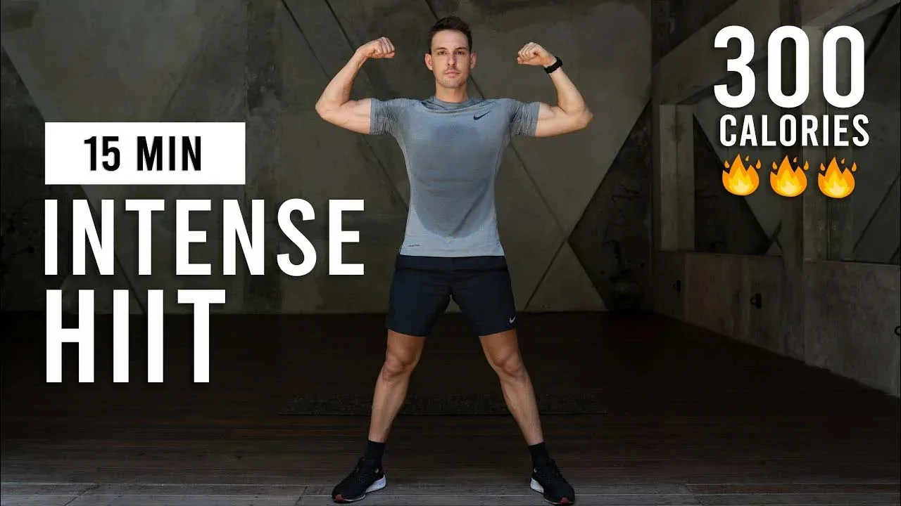 15 دقیقه تمرین شدید HIIT