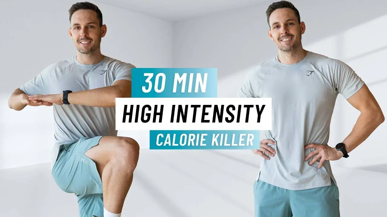 30 دقیقه تمرین شدید HIIT