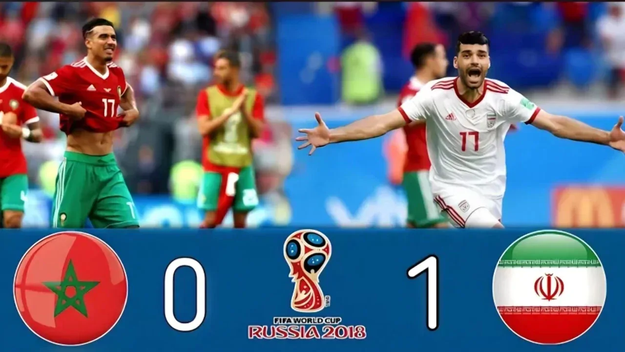 خلاصه بازی ایران و مراکش در جام جهانی 2018